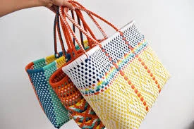 Plastic Textile Handbags