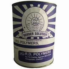Polymer or rubber-based adhesives