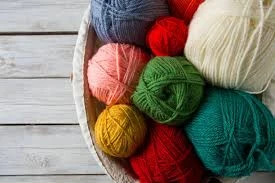 With wool on