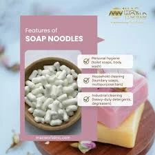 Soap noodles for toilet soap