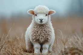 In the dry state (sheep/lamb)