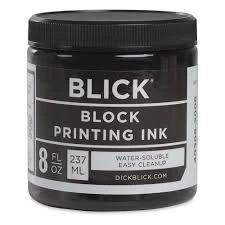 Black printing ink