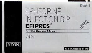 Ephedrine medicaments (retail)