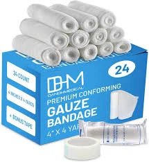 Sterile gauze & bandages